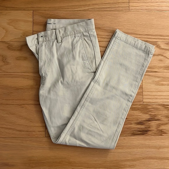 Men’s Slim Khakis - Picture 1 of 4